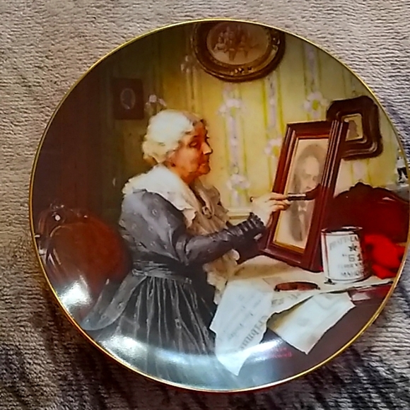 Norman Rockwell collector's plate by Knowles with certificate and box - Picture 1 of 7